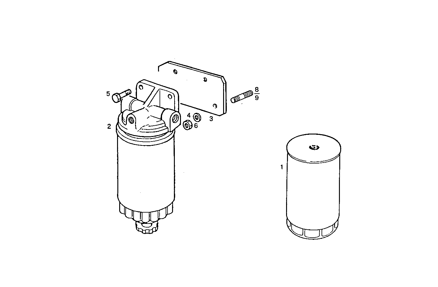 FUEL FILTER - 8141i67.01 8141i67 parts diagram