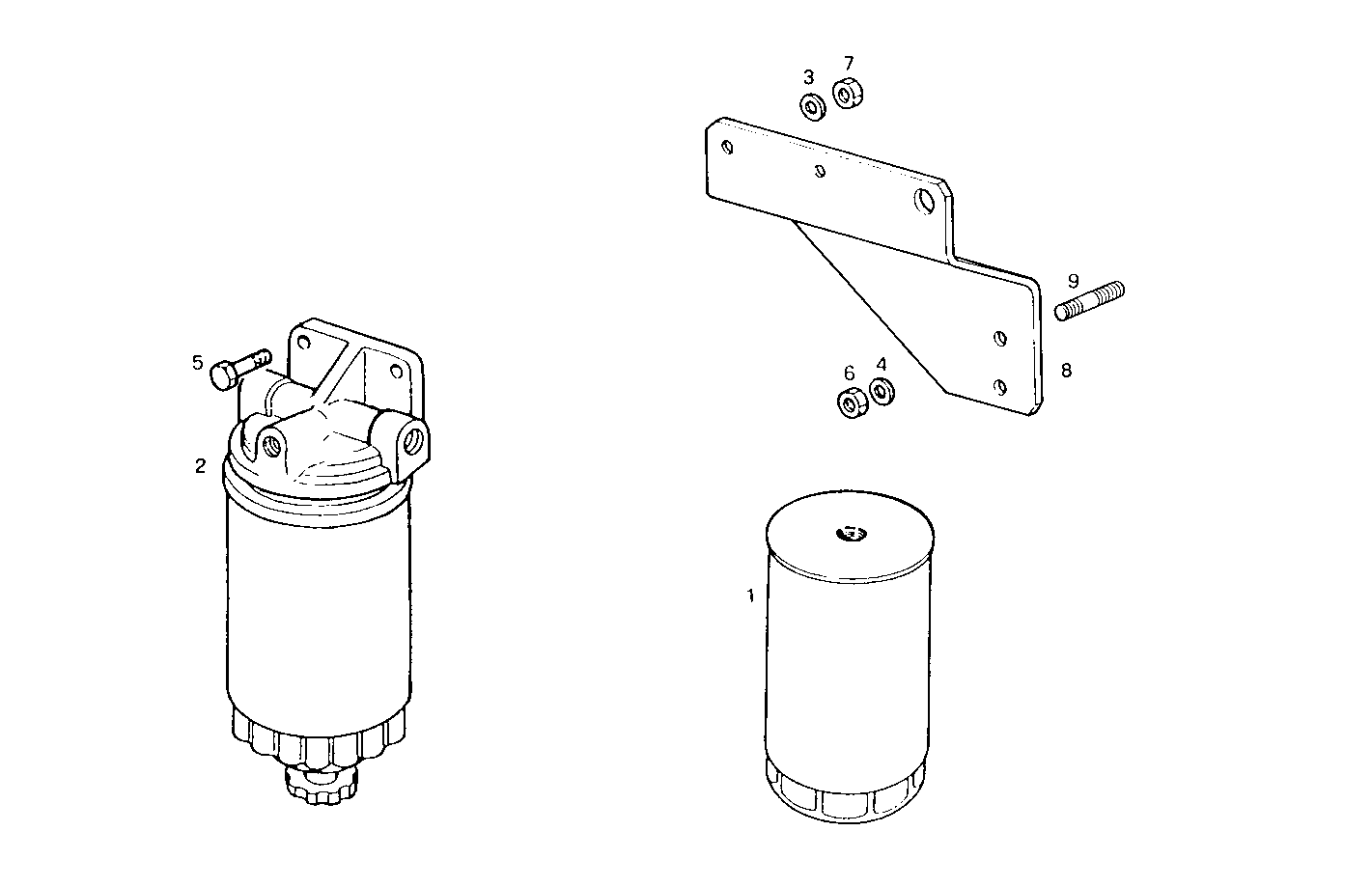FUEL FILTER - 8141i67.02A010 8141i67 parts diagram