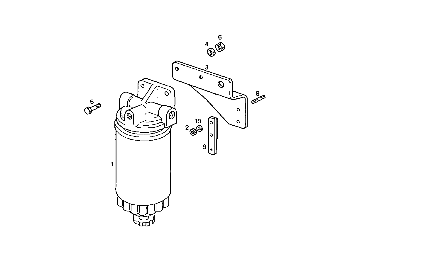 FUEL FILTER - 8141E00.00 8141E00 parts diagram