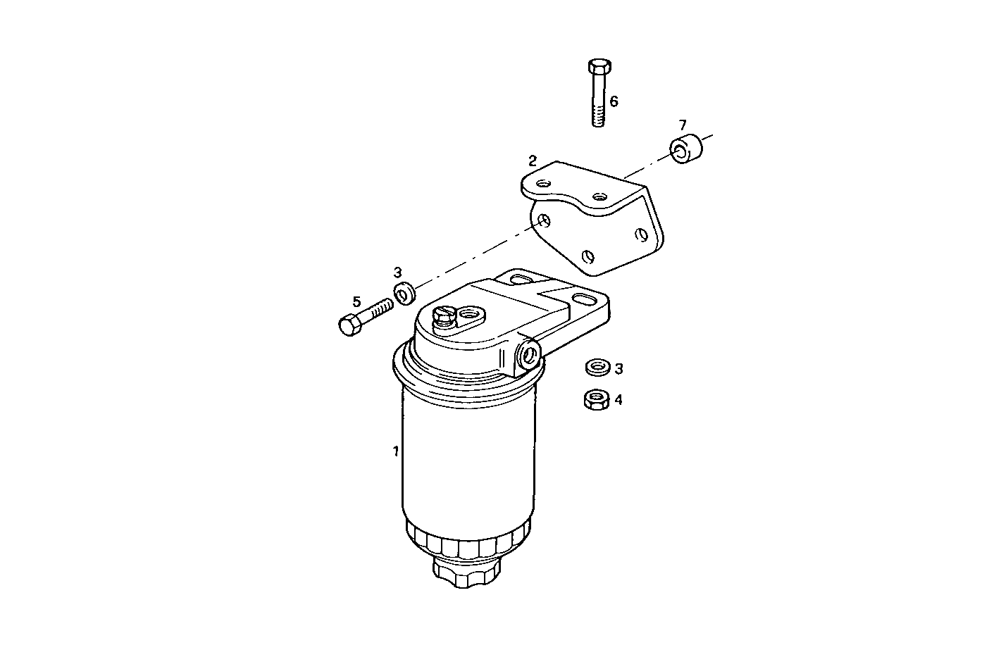 FUEL FILTER parts diagram
