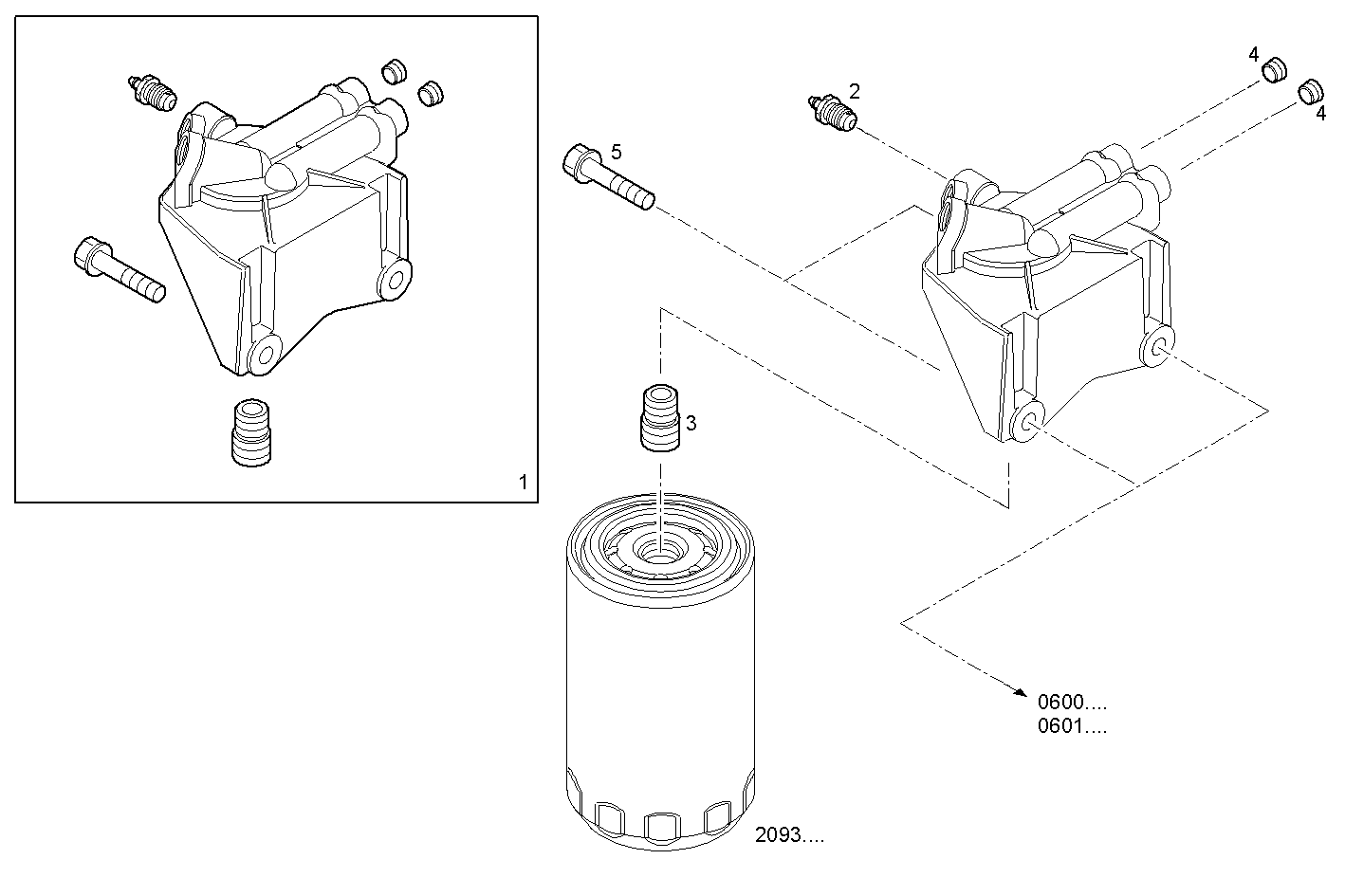 FUEL FILTER SUPPORT - C10ENTD20.00A800 CURSOR 10 - TIER 2 parts diagram