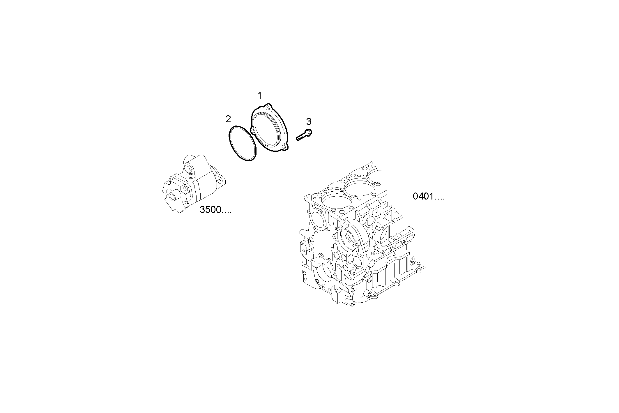 FUEL PUMP - F2BE0685A*B301 CURSOR 8 parts diagram