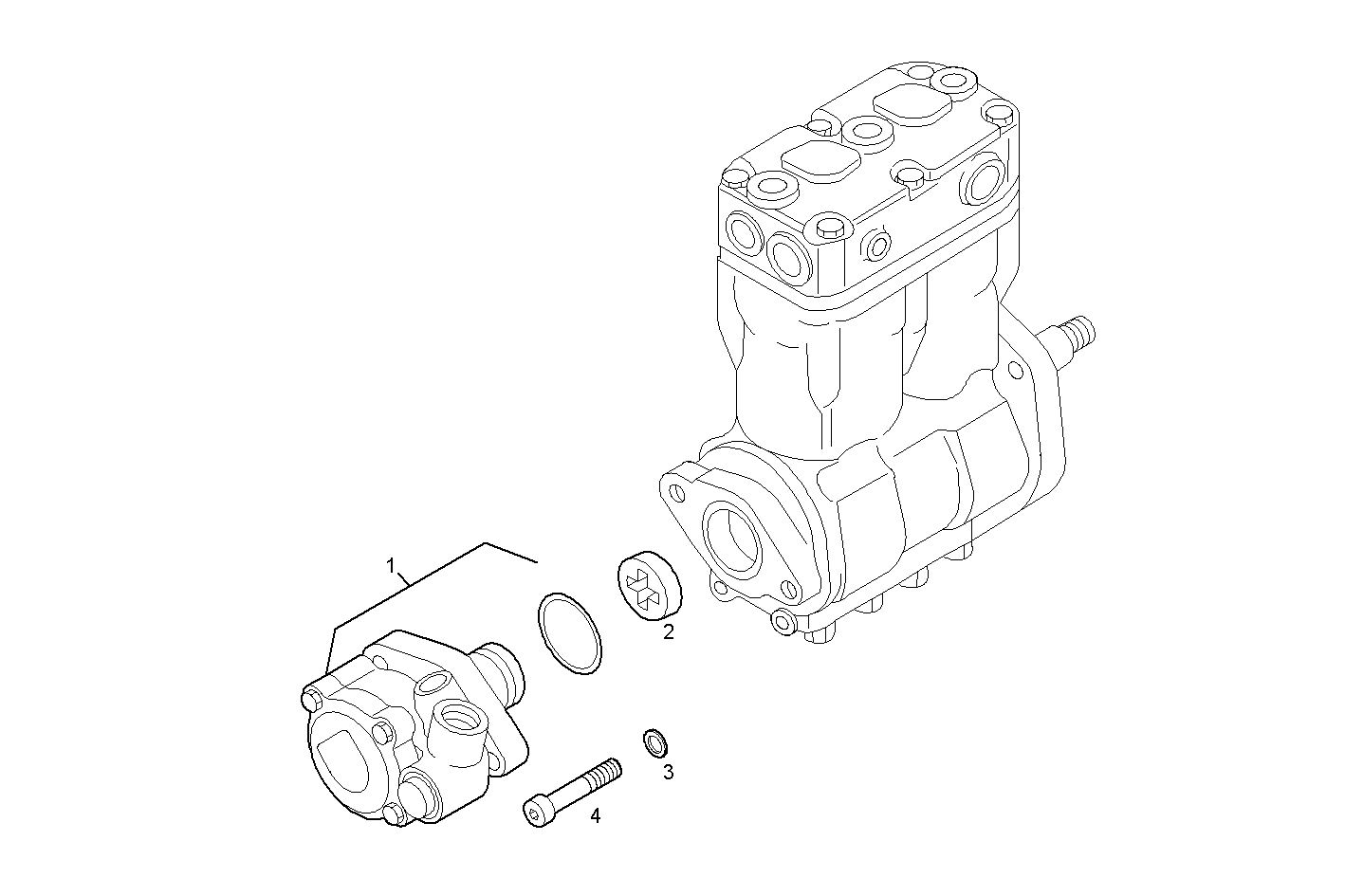 FUEL PUMP - F3BE0681M*B722 CURSOR 13 - EURO 3 parts diagram