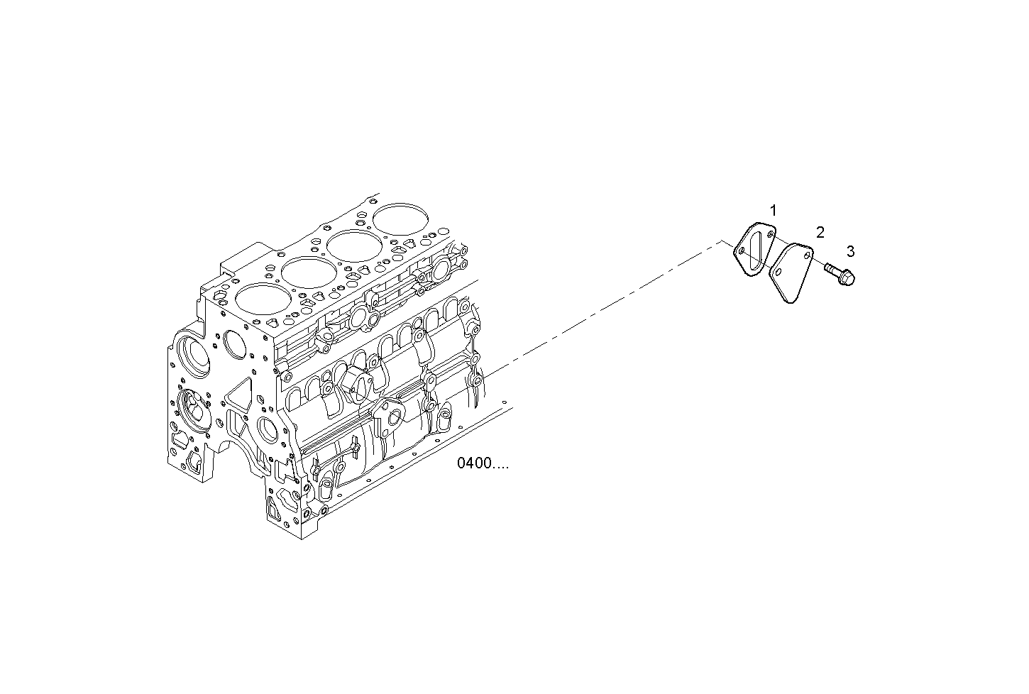 FUEL PUMP - F4GE0687A*B600 NEF 6 mechanic. parts diagram