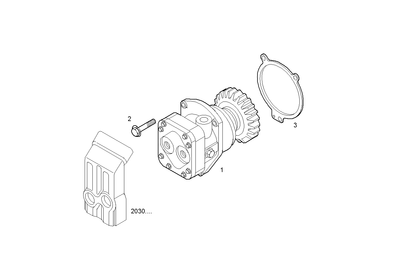 FUEL PUMP - F2BE0687C*B301 CURSOR 8 - TIER 2 parts diagram