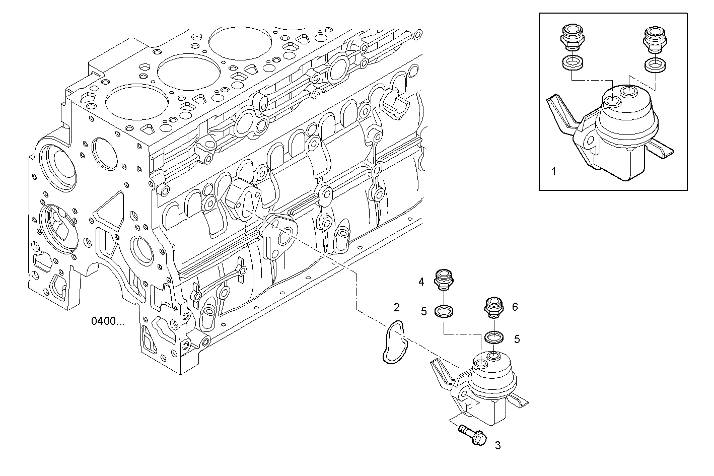 FUEL PUMP - N45MNTF41.00 NEF 4 mechanic. parts diagram