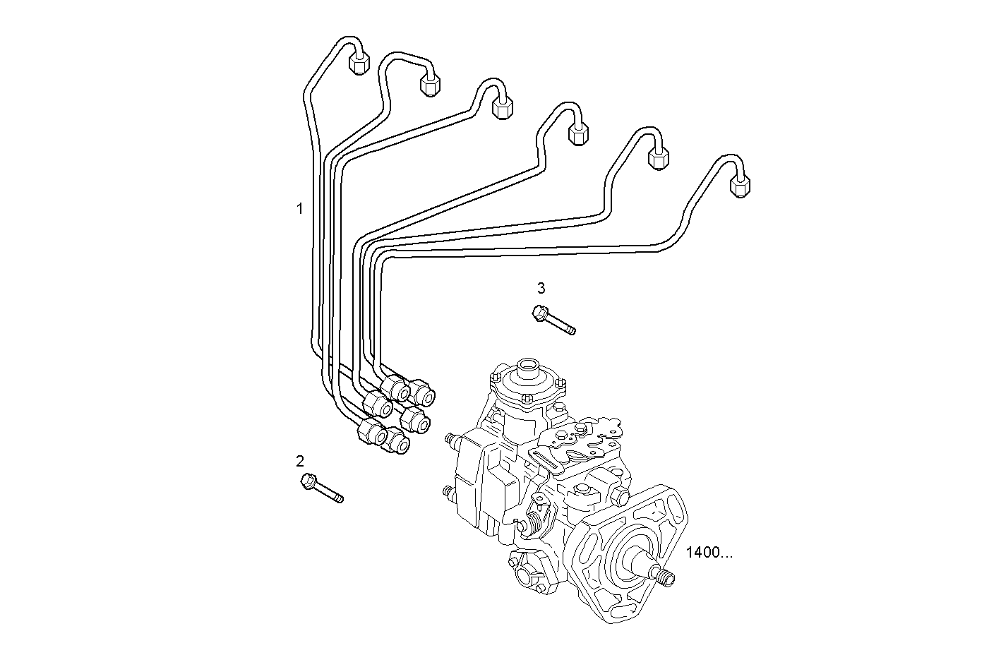 INJECTION PIPES - N67MNTD20.00A006 NEF 6 mechanic. - TIER 2 parts diagram