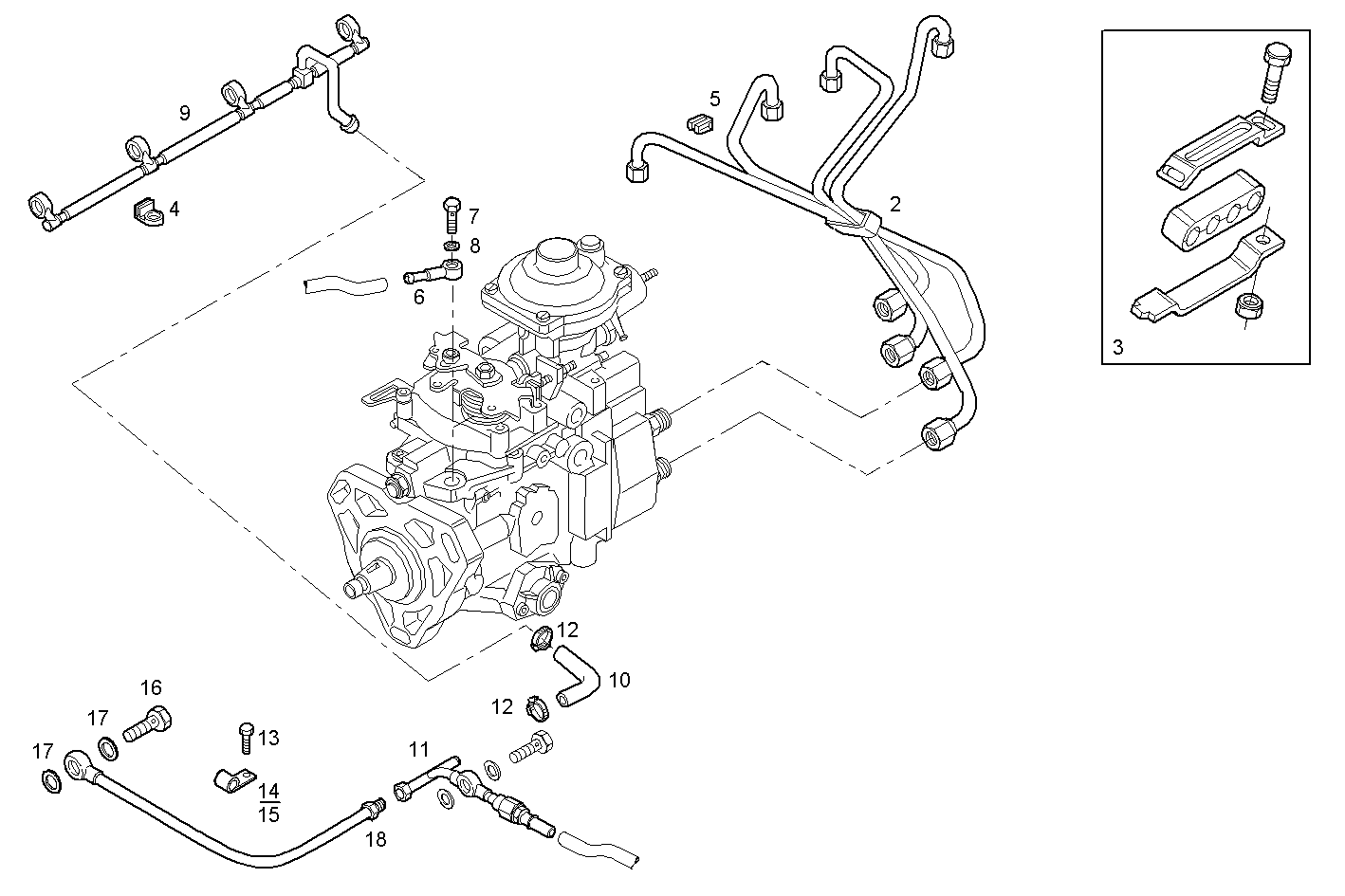 INJECTION PIPES - 8140.43C.2590 8140.43 parts diagram