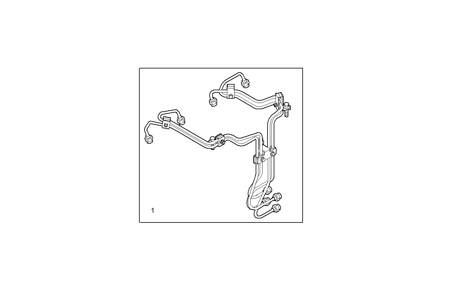 INJECTION PIPES - N45MNAM10.00 NEF 4 mechanic. parts diagram