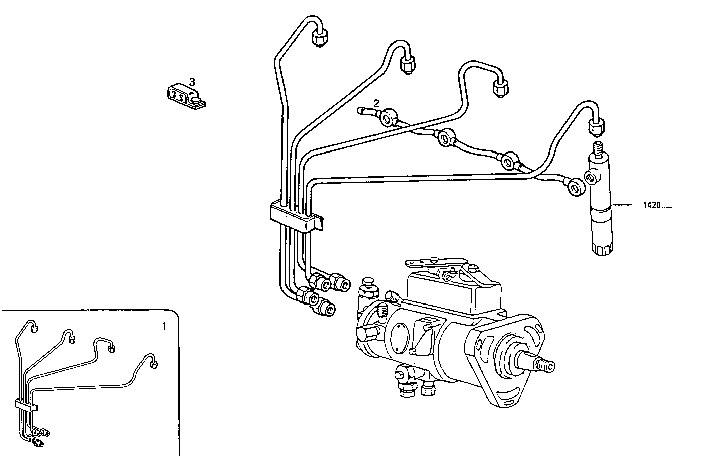 INJECTION PIPES - 8041Si25.05 8041Si25 parts diagram