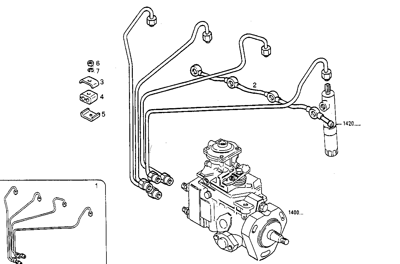INJECTION PIPES - 8041SRM15.10 8041SRM15 parts diagram