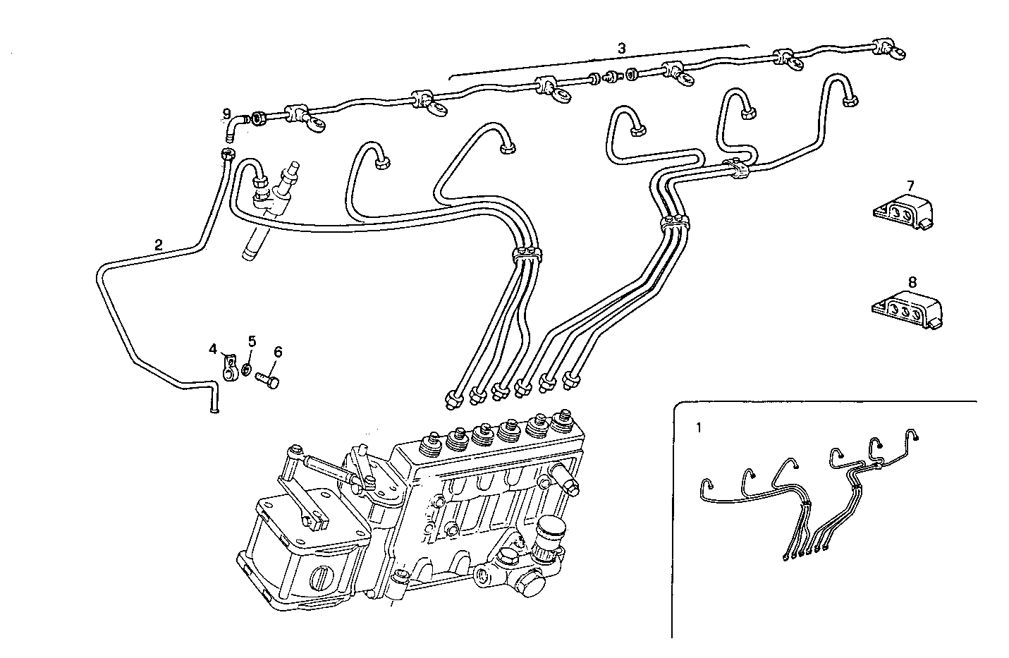 INJECTION PIPES - 8210SRi26.00A580 8210SRi26 parts diagram