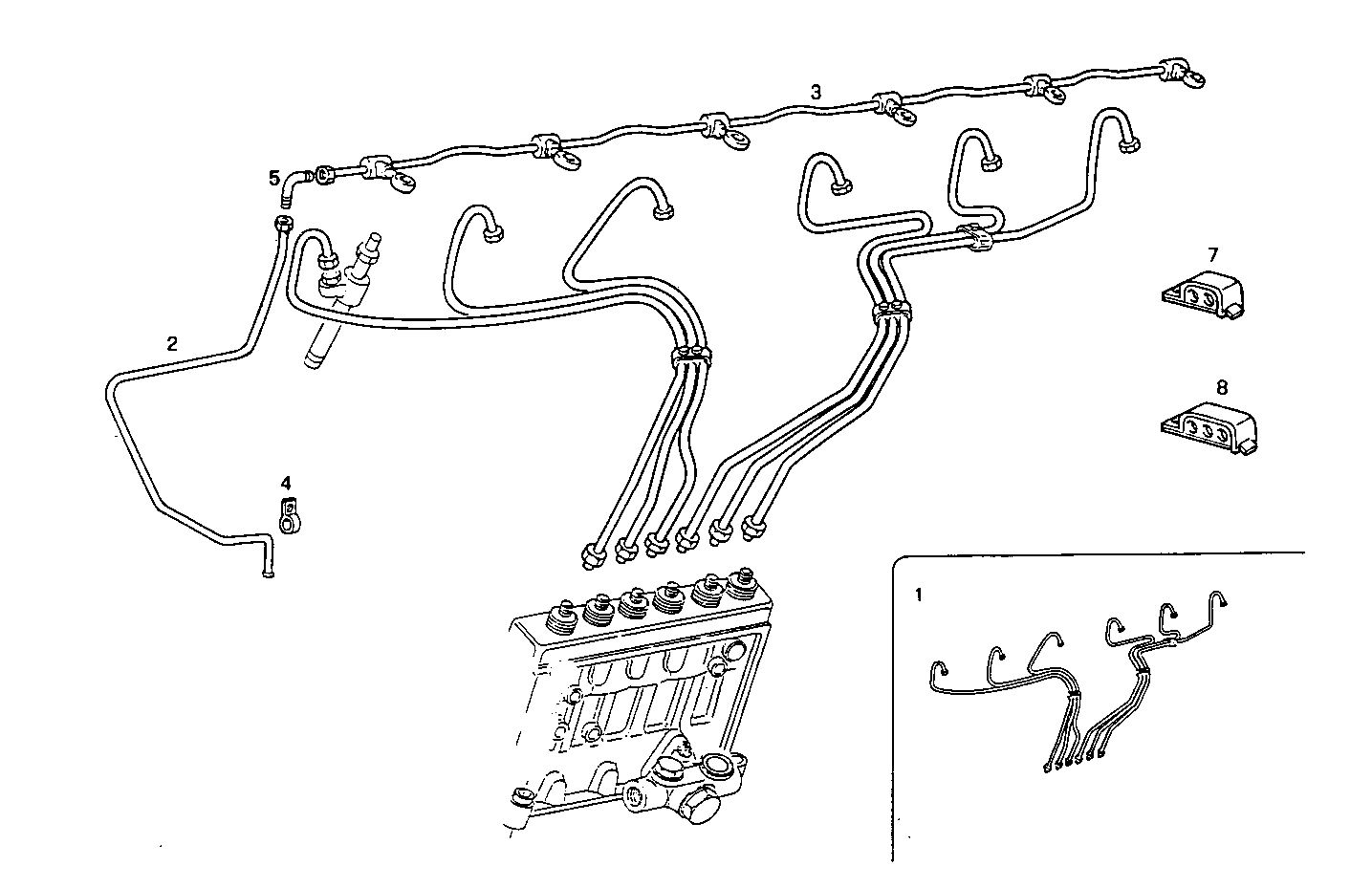 INJECTION PIPES - GS8210SRi27.00A601 GS8210SRi27 parts diagram