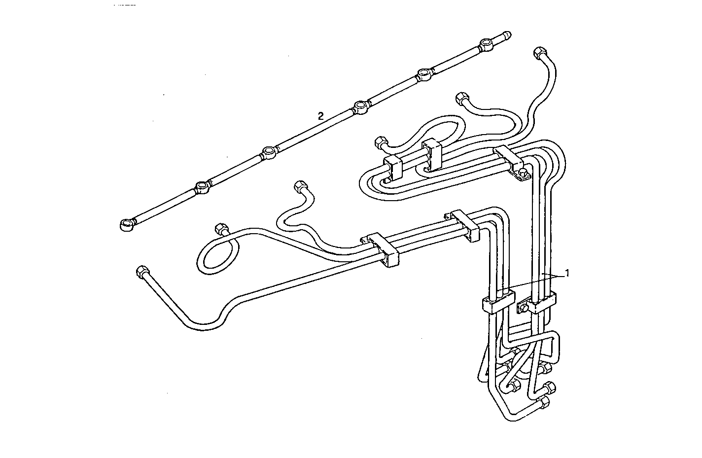 INJECTION PIPES parts diagram