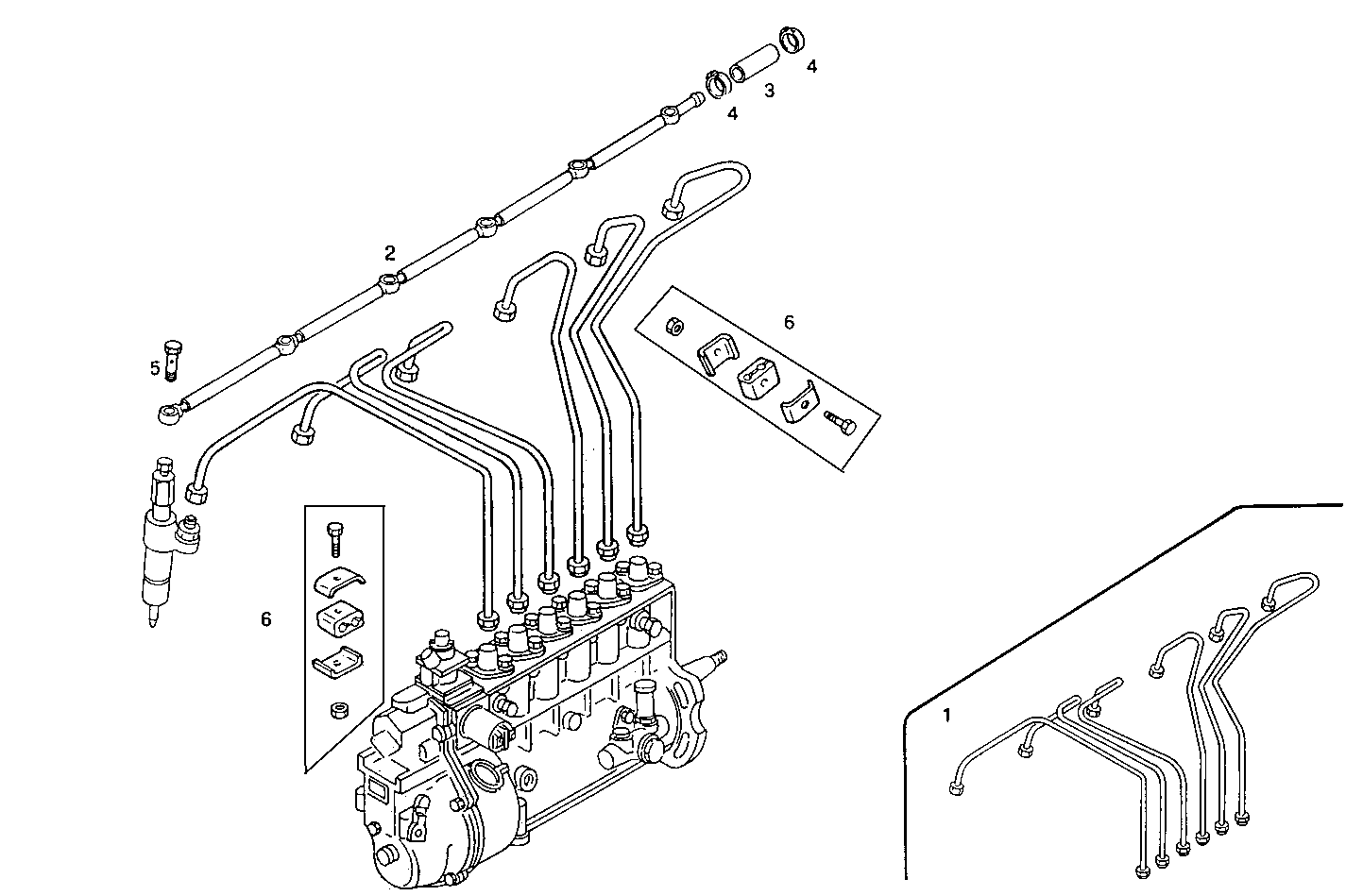 INJECTION PIPES - 8361SRM40.40 8361SRM40 parts diagram