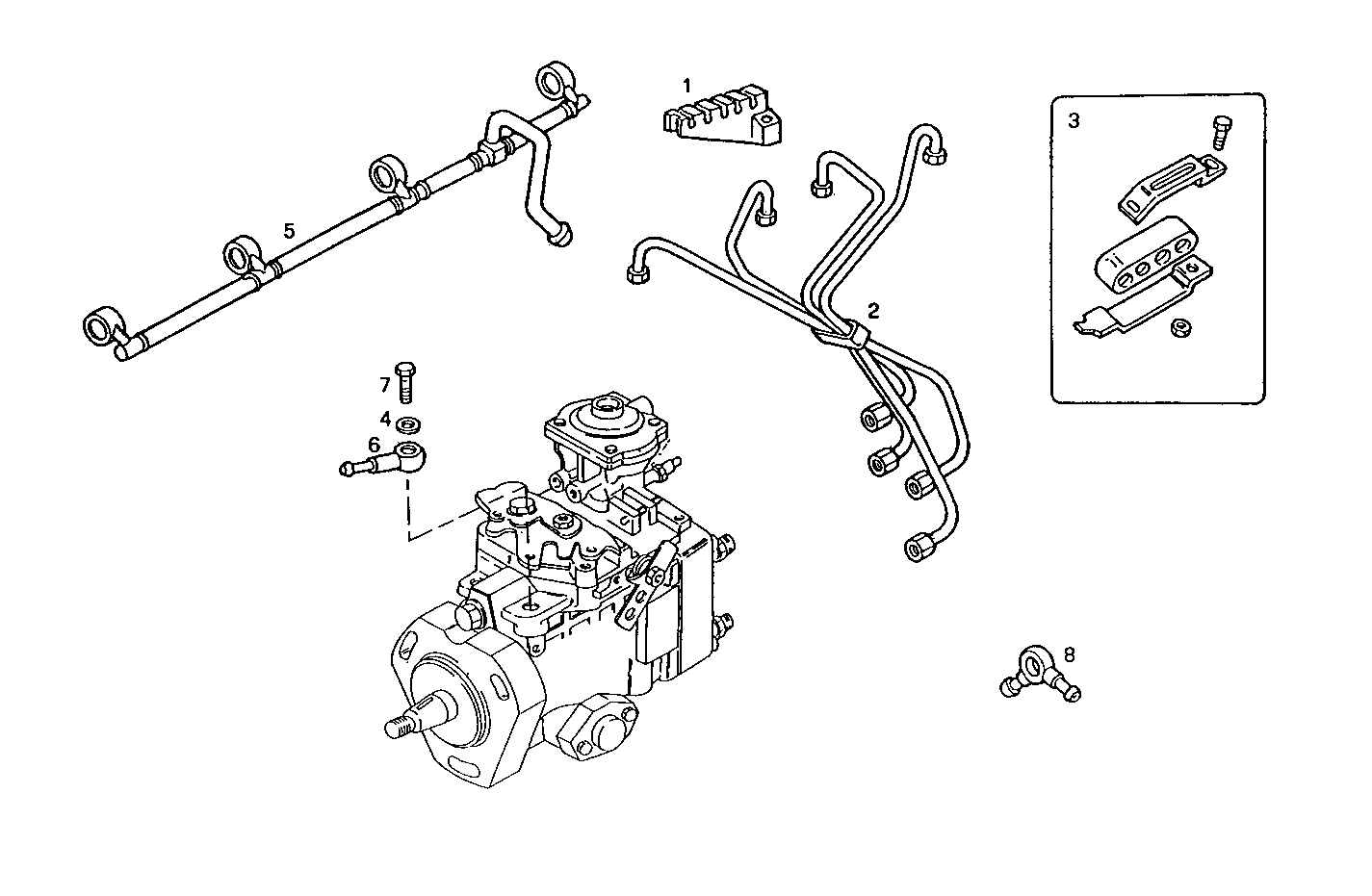 INJECTION PIPES - 8141i67.01 8141i67 parts diagram