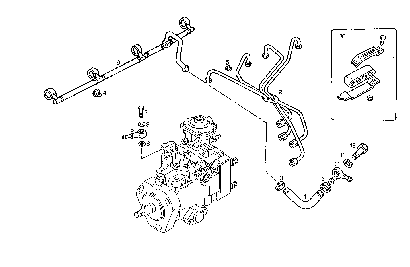INJECTION PIPES - 8141Si27.02 8141Si27 parts diagram
