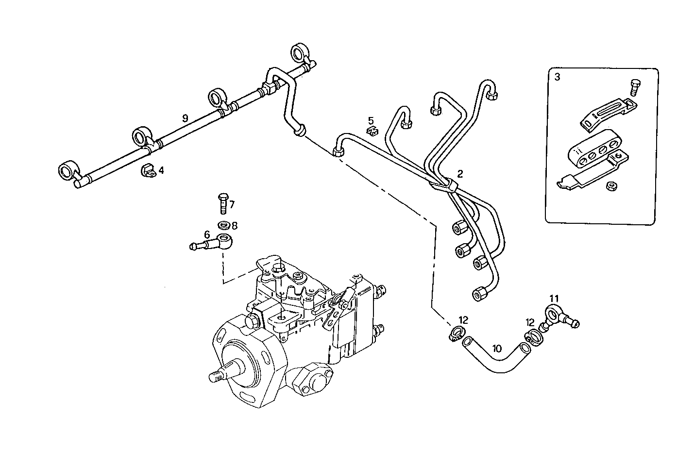 INJECTION PIPES - 8140SC23.00A010 8140SC23 parts diagram