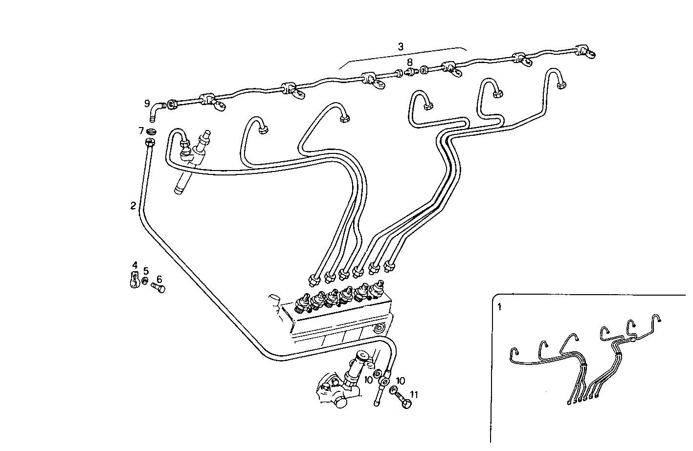 INJECTION PIPES - 8210SRM45.10 8210SRM45 parts diagram