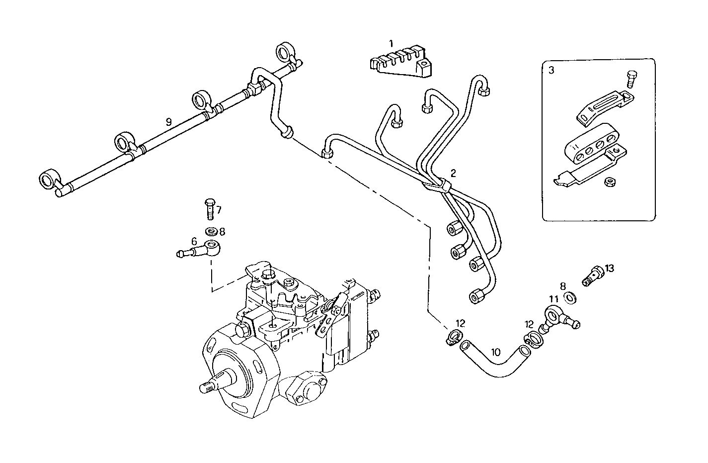 INJECTION PIPES - 8141.67F.3000 8141.67F parts diagram