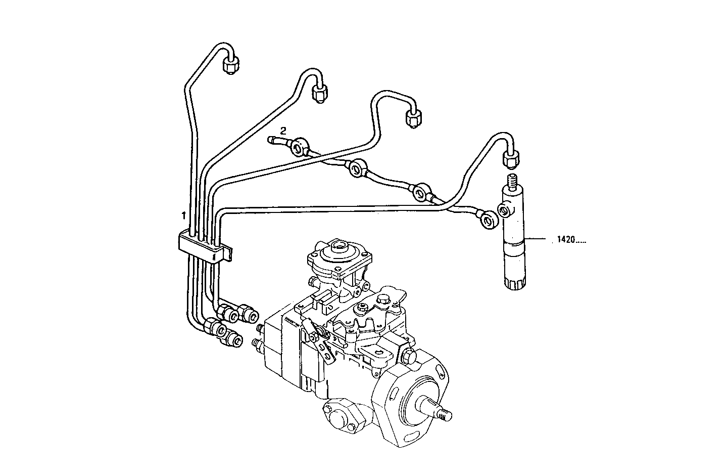 INJECTION PIPES - 8045SU00.00 8045SU00 parts diagram
