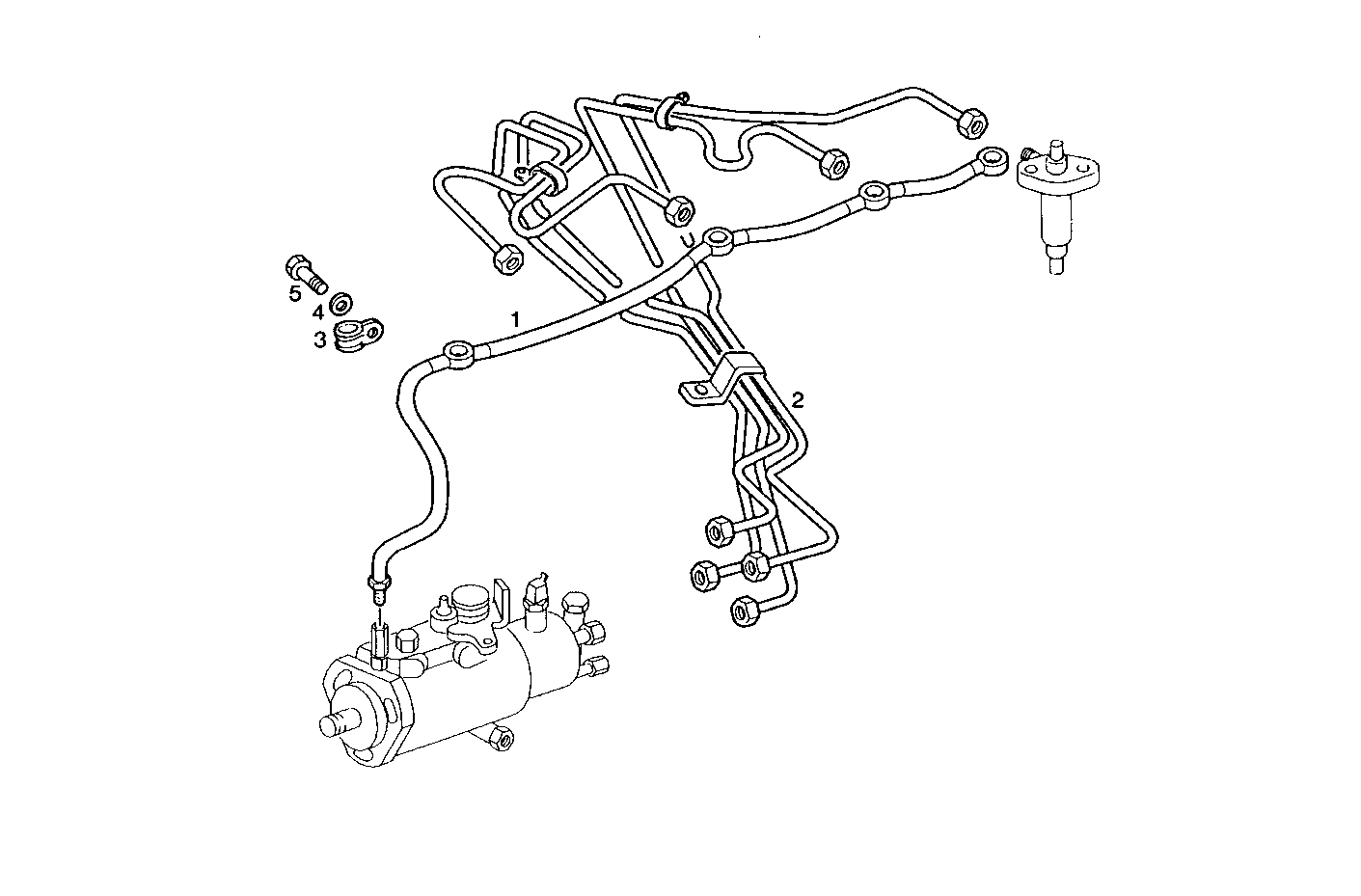 INJECTION PIPES parts diagram