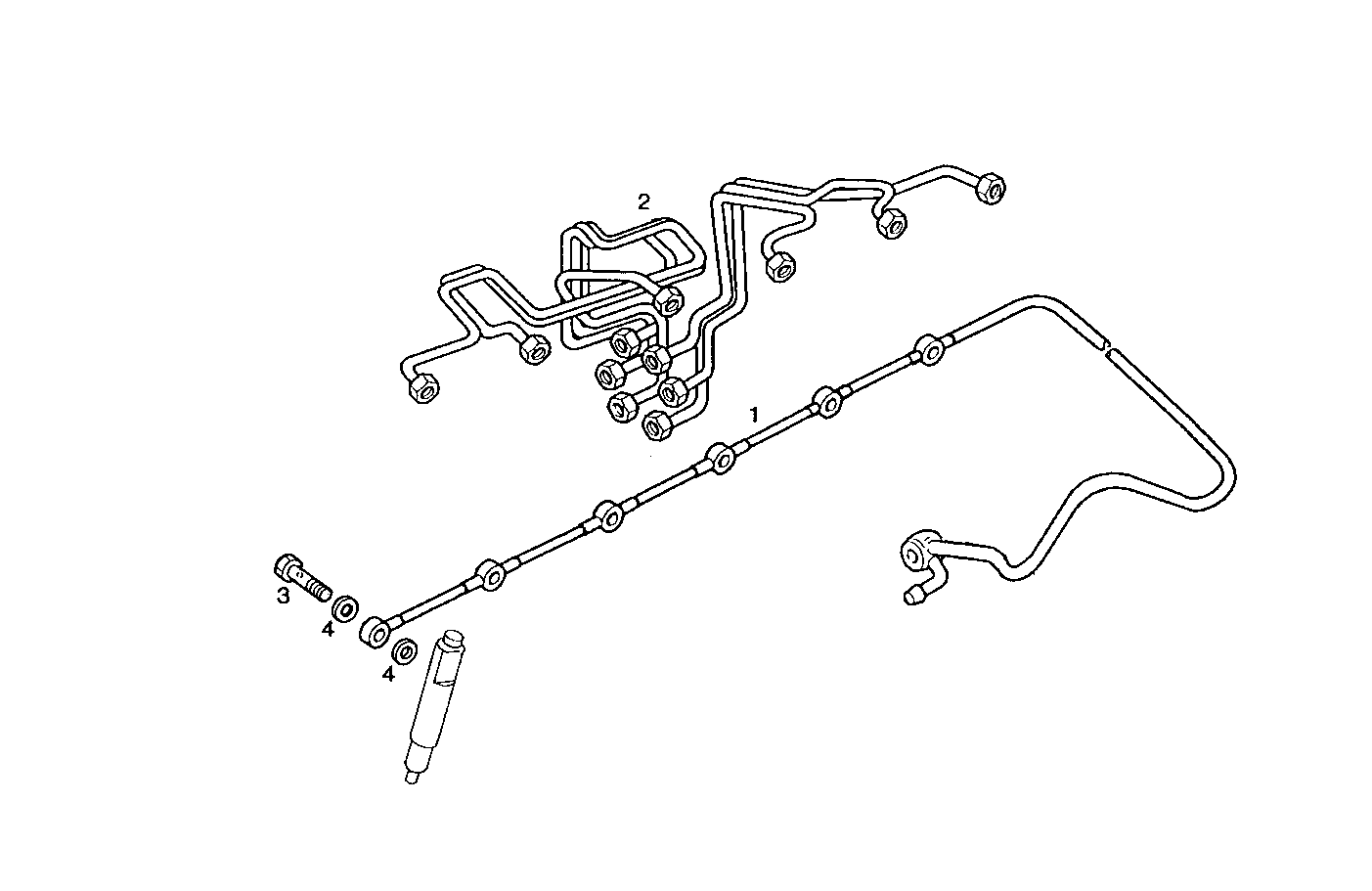 INJECTION PIPES parts diagram