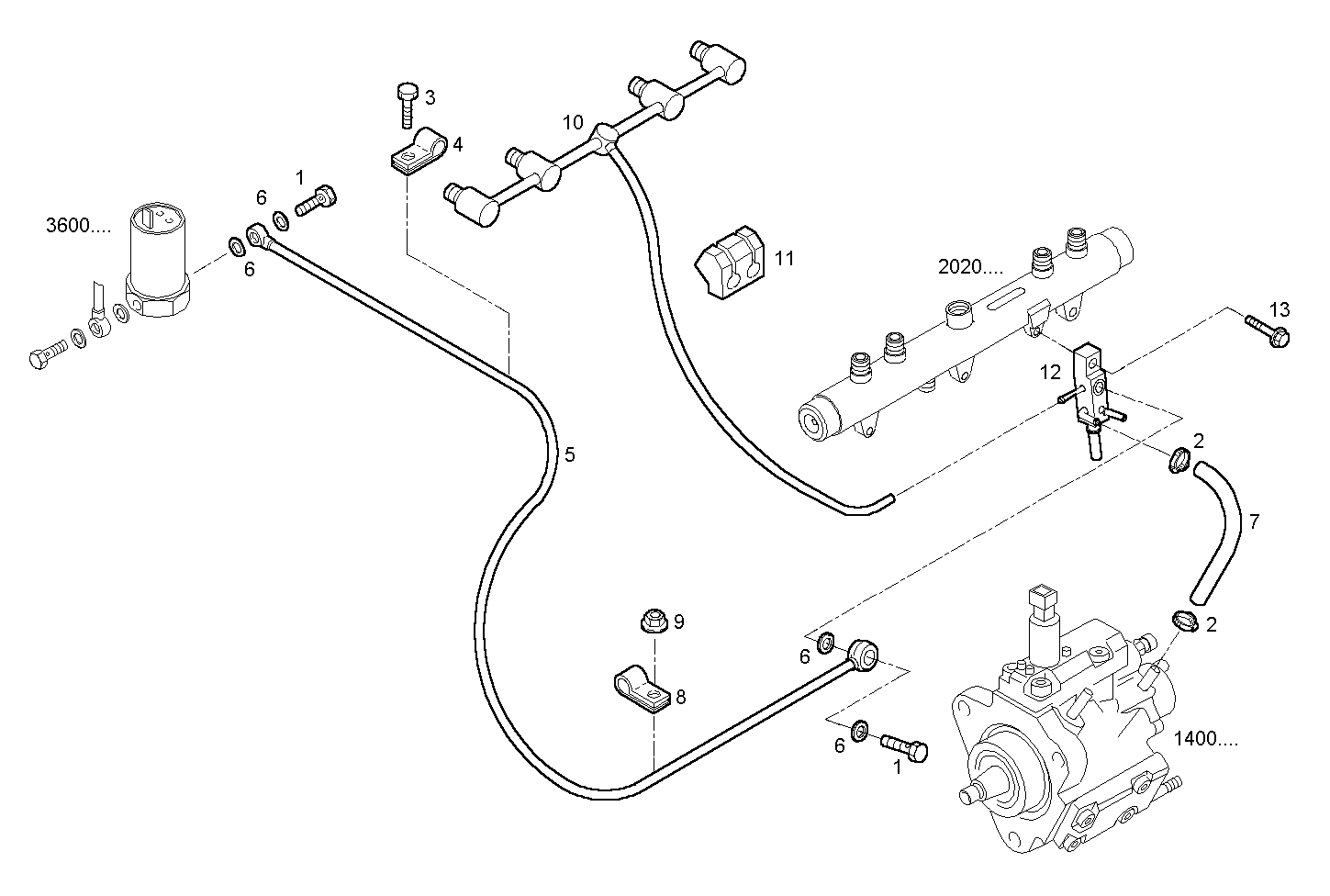 FUEL LINES parts diagram