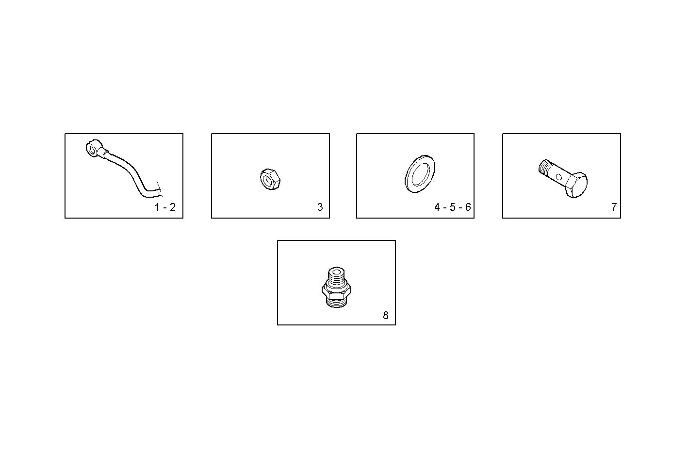 FUEL LINES - N67MNTF41.10 NEF 6 mechanic. parts diagram