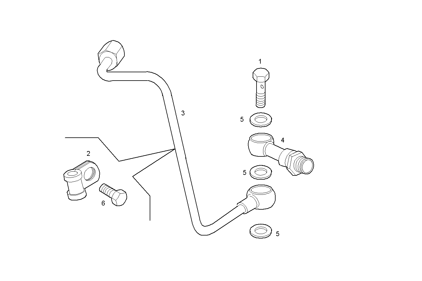 FUEL LINES - N67MNTF40.01 NEF 6 mechanic. parts diagram
