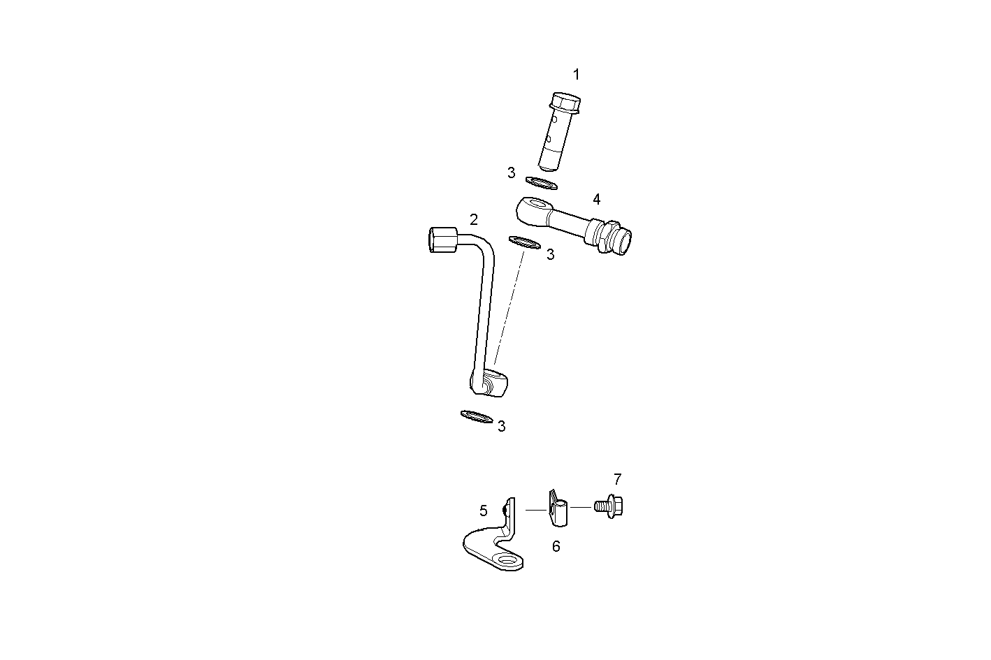 FUEL LINES - N45MNTF40.10 NEF 4 mechanic. parts diagram