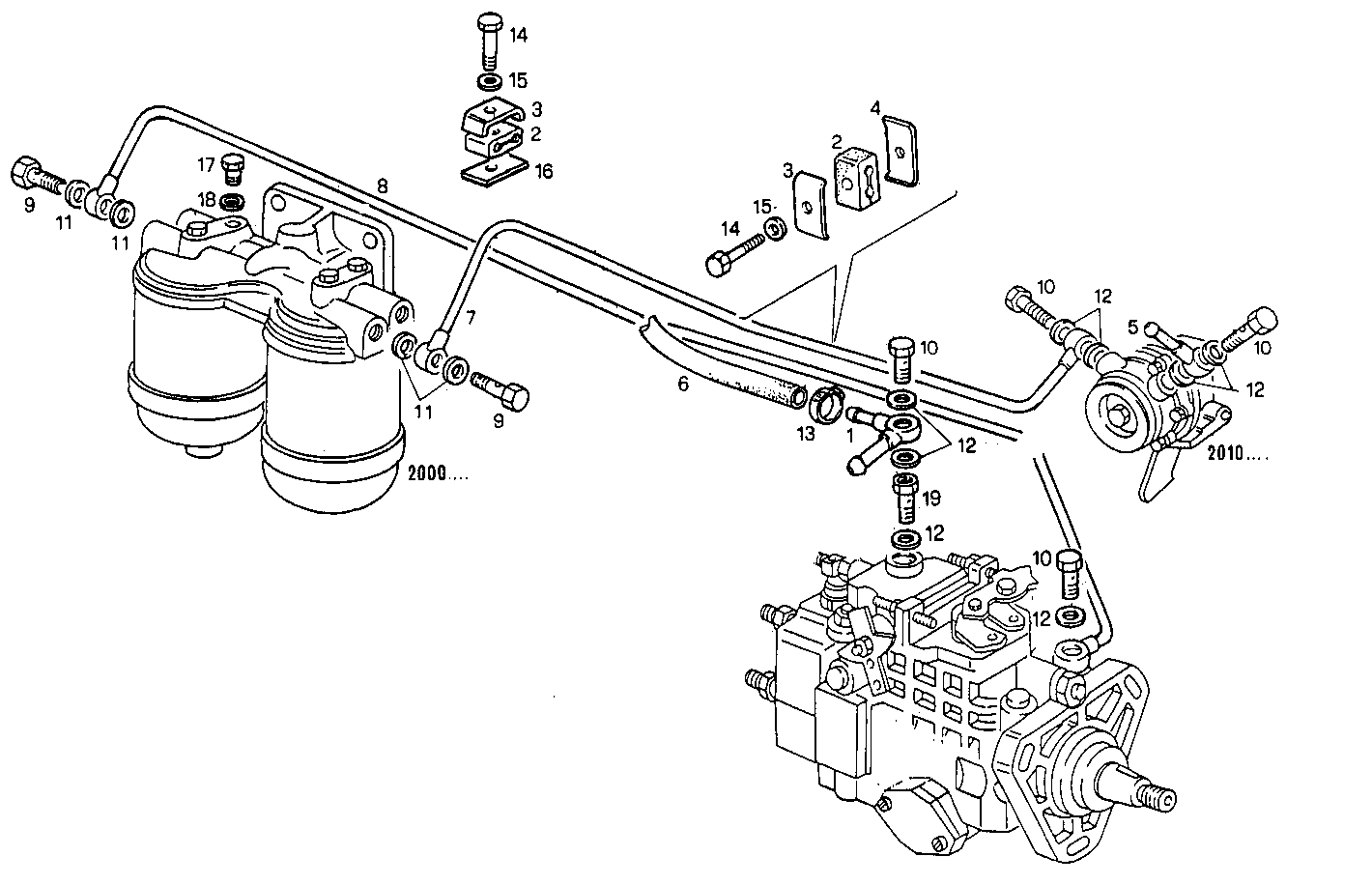 FUEL LINES - 8041M09.01 8041M09 parts diagram