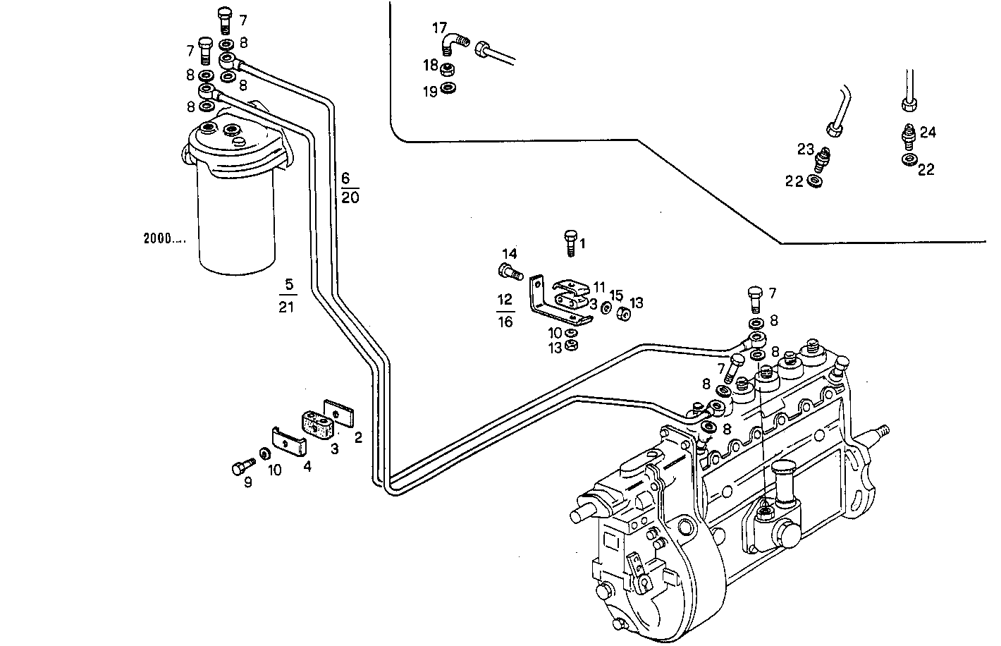 FUEL LINES - 8061SRM25.13 8061SRM25 parts diagram