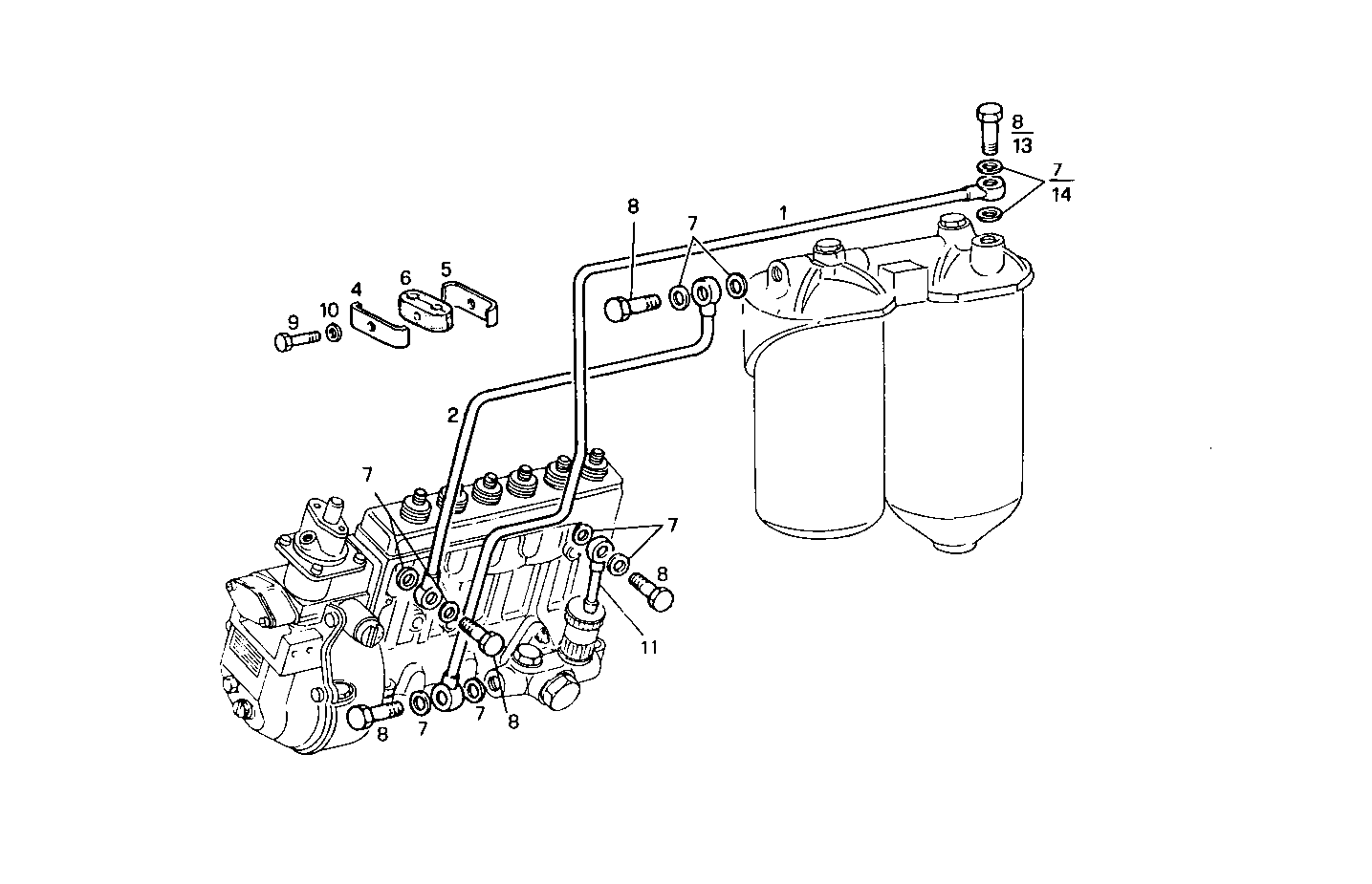FUEL LINES - PU8210SI02.00A100 PU8210SI02 parts diagram