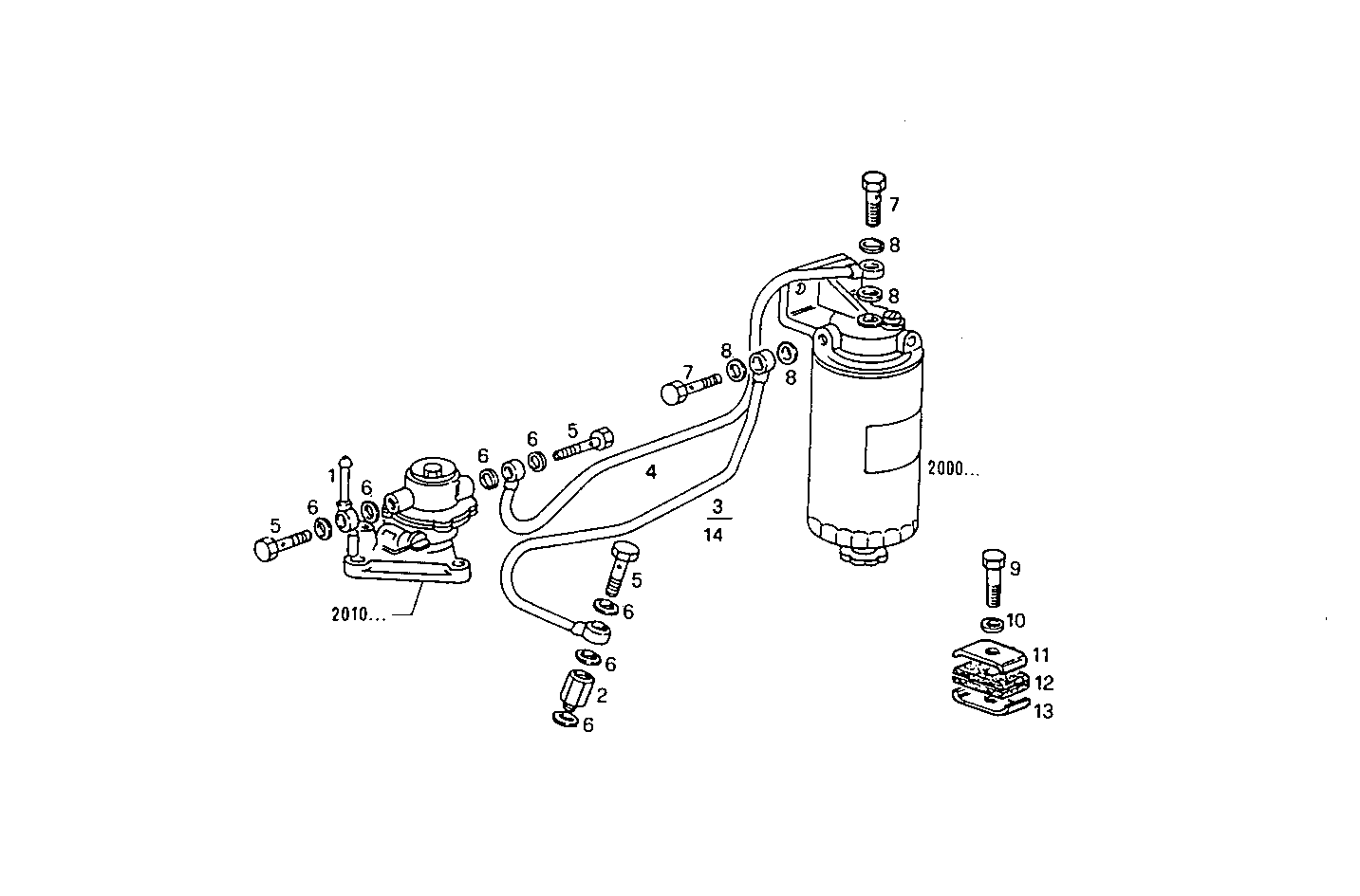 FUEL LINES - 8141i07.00 8141i07 parts diagram
