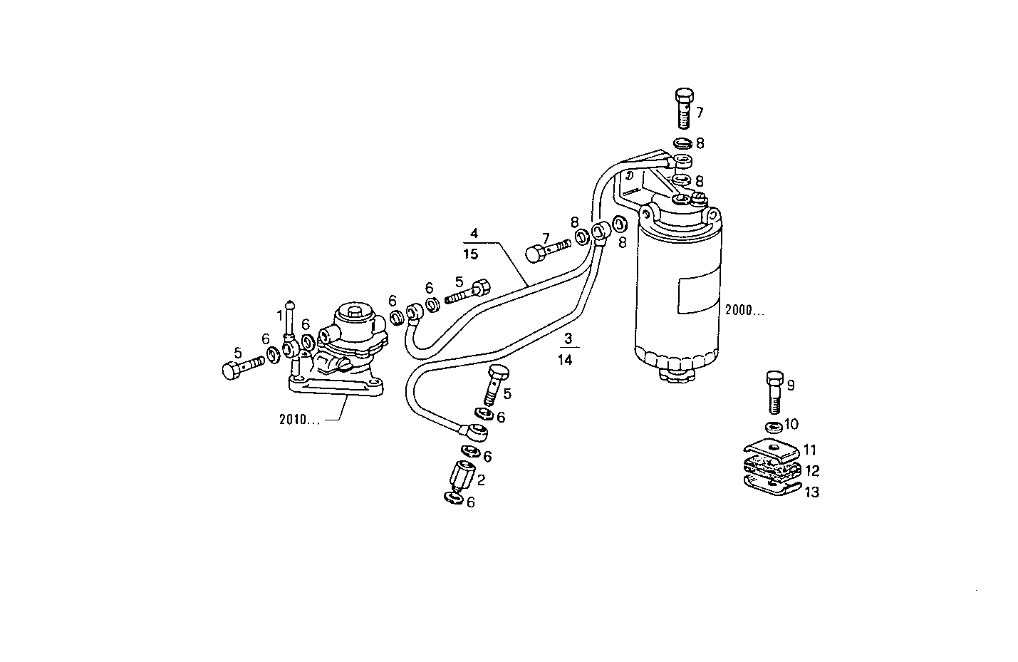 FUEL LINES - 8141Si27.02 8141Si27 parts diagram
