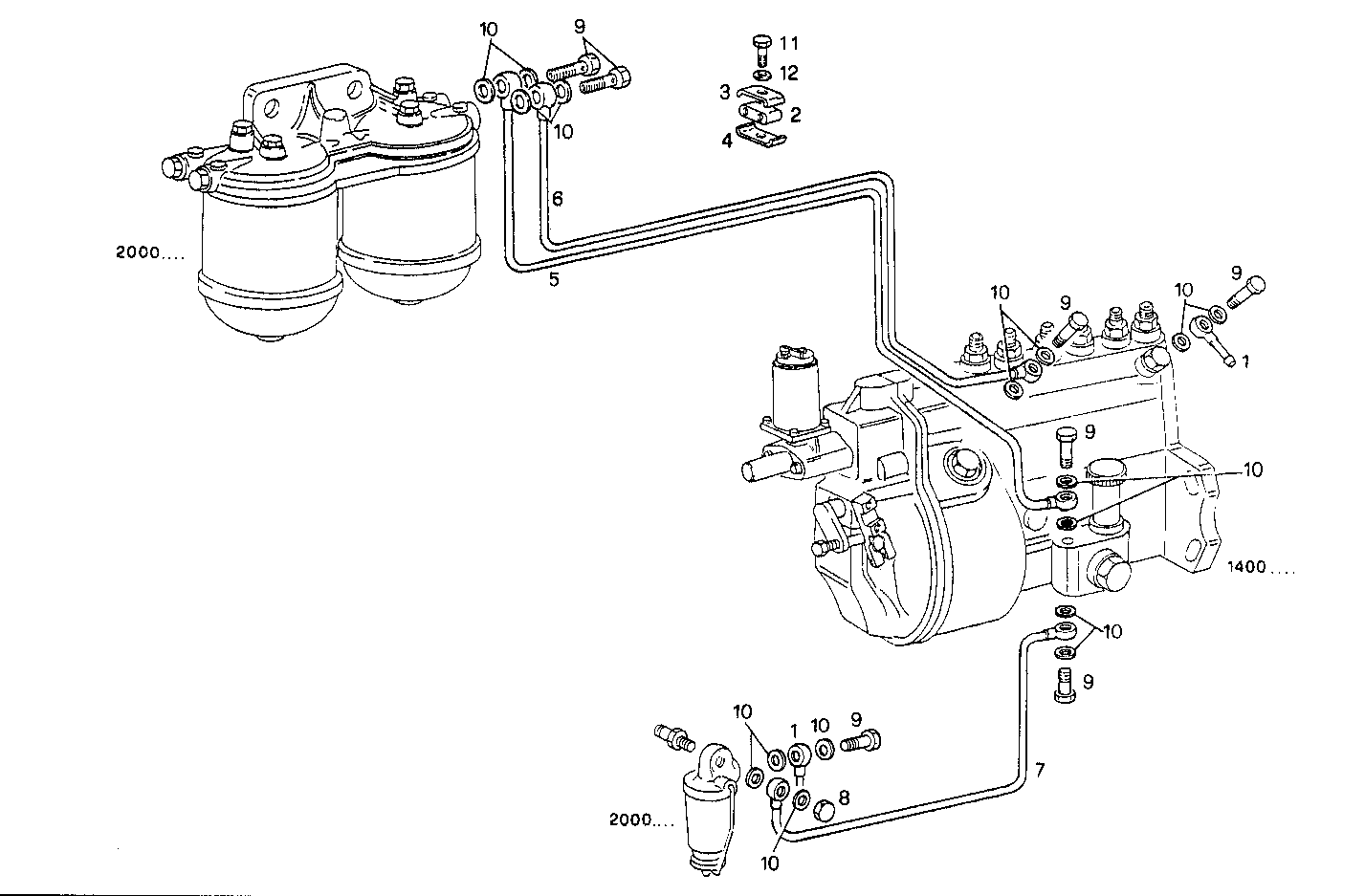 FUEL LINES - 8061Si36.05 8061Si36 parts diagram