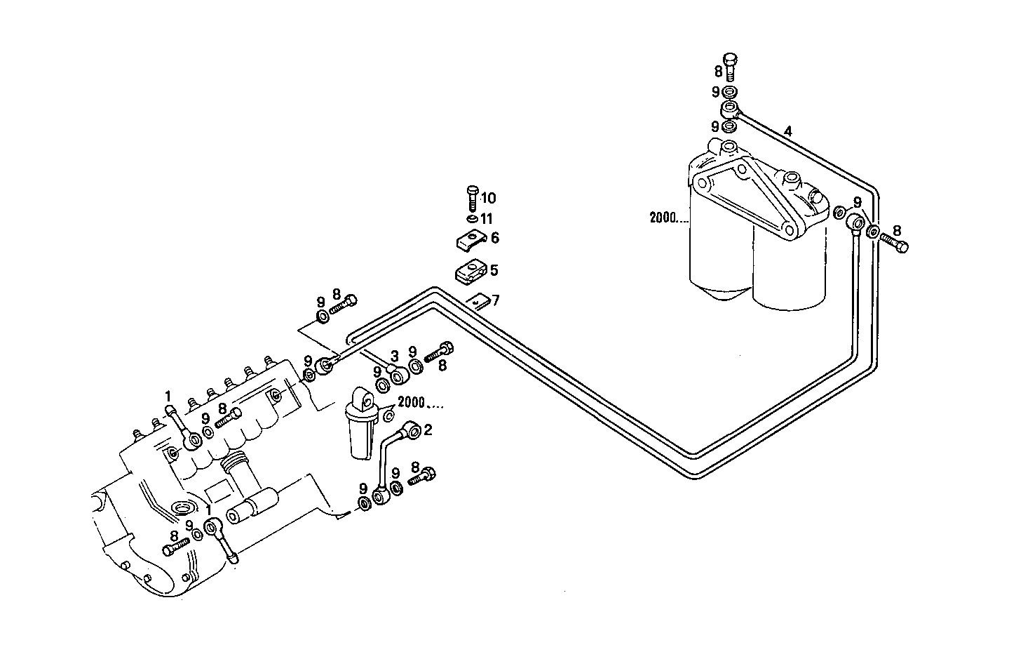 FUEL LINES - 8281i03.00 8281I03 parts diagram