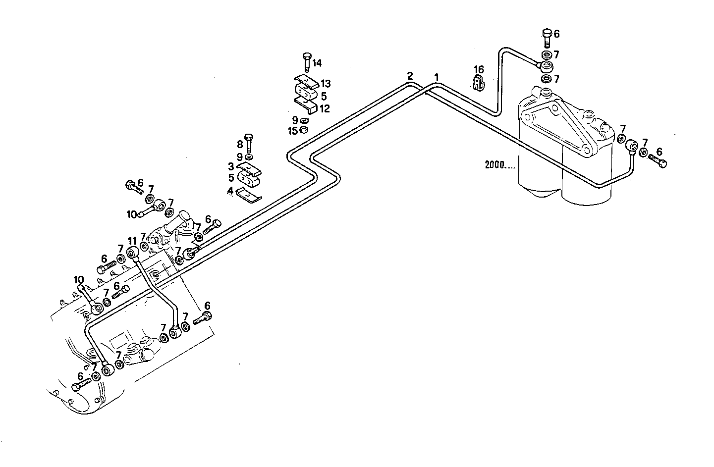 FUEL LINES - PU8281SRI10.00A102 PU8281SRI10 parts diagram