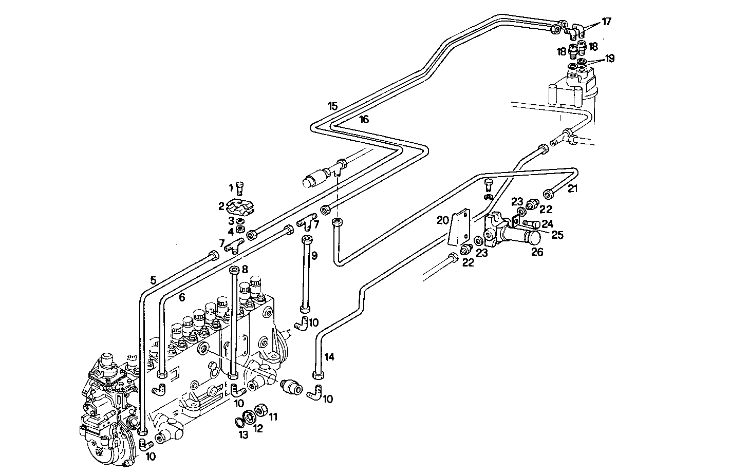 FUEL LINES - 8291SRM75.10 8291SRM75 parts diagram