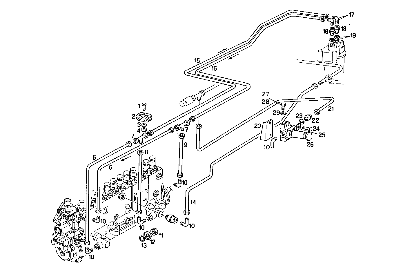 FUEL LINES - 8291SRM75.31 8291SRM75 parts diagram