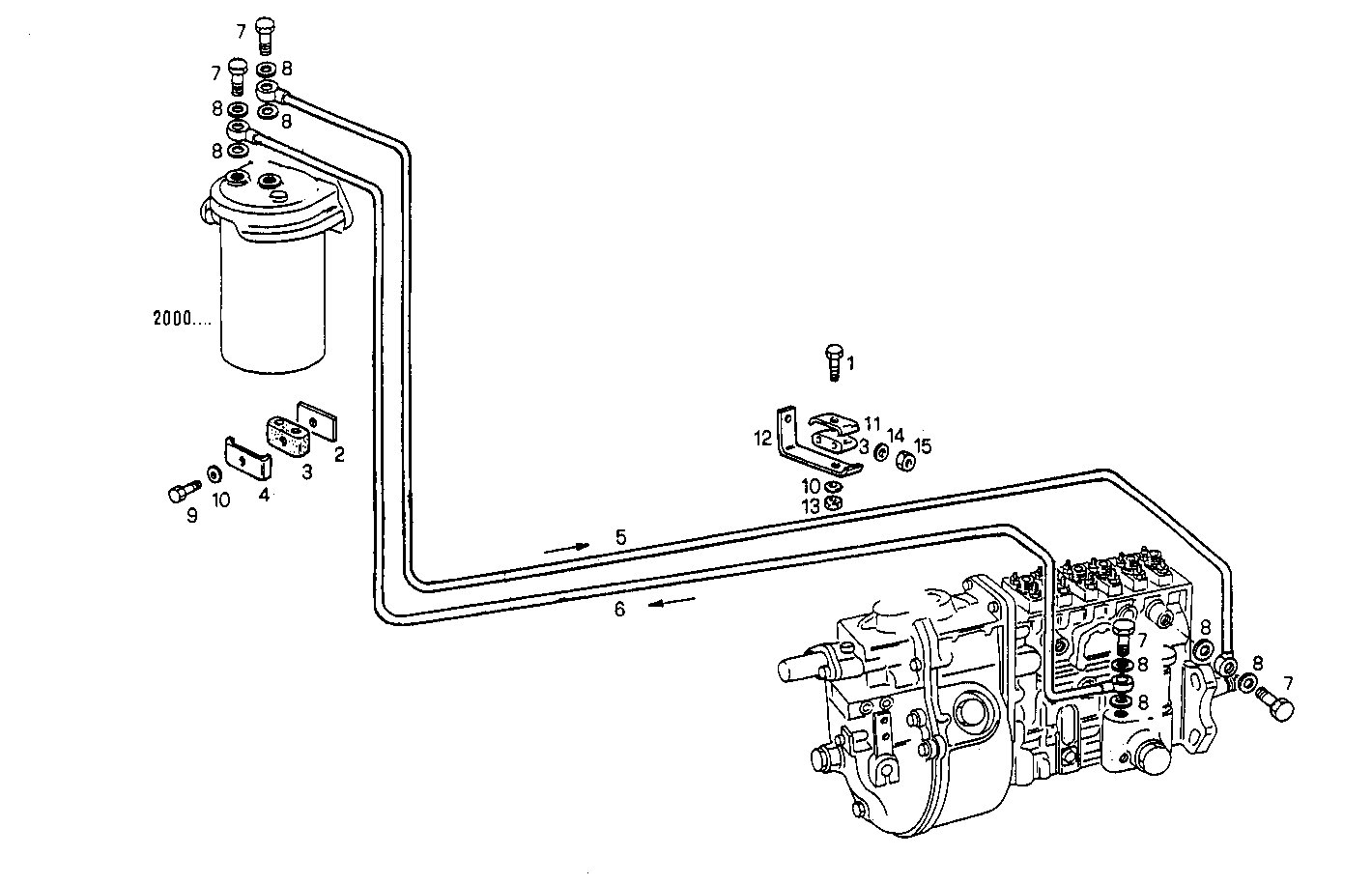 FUEL LINES - 8060SRM33.10 8060SRM33 parts diagram