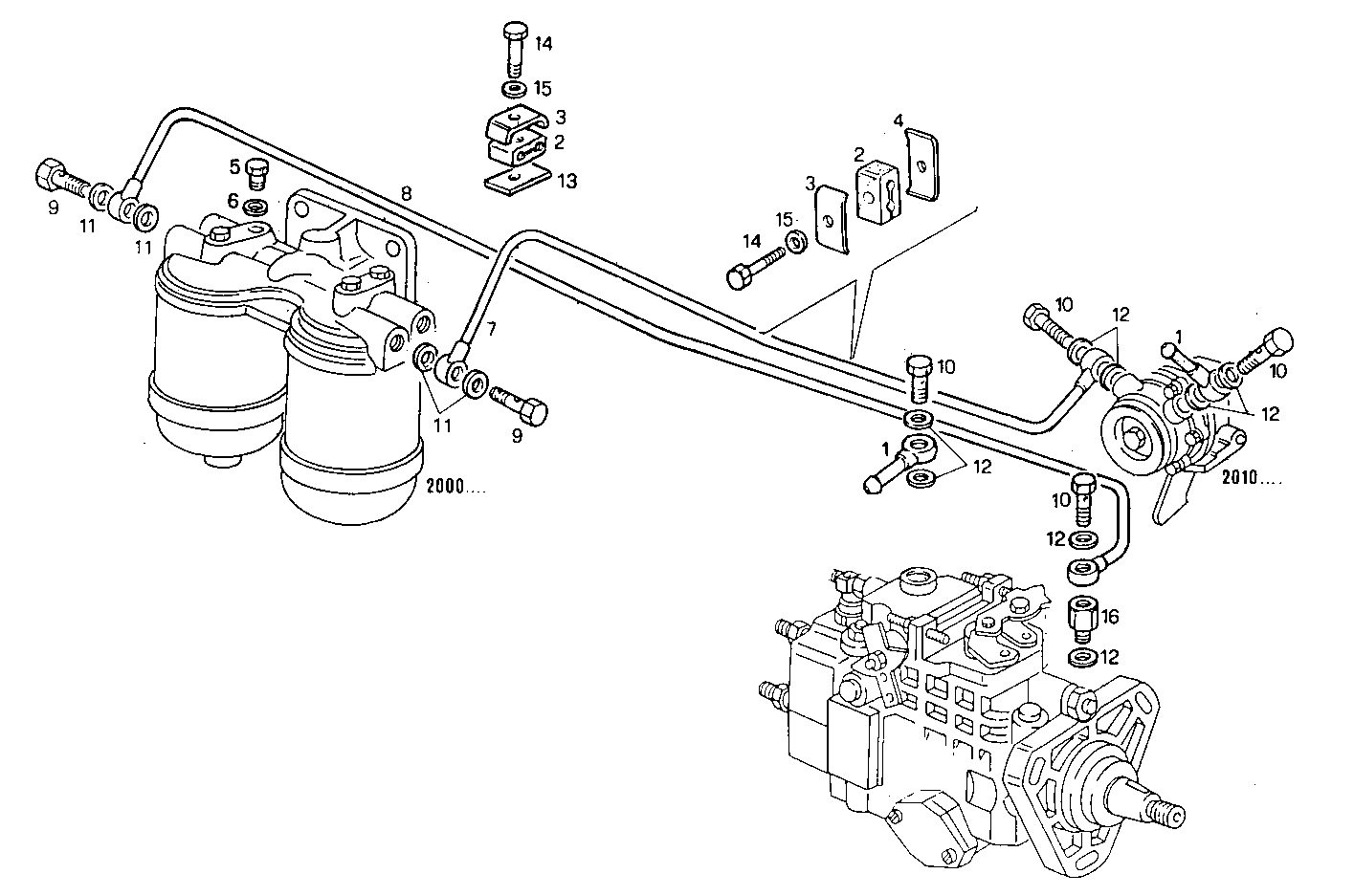 FUEL LINES - 8041C05.05 8041C05 parts diagram