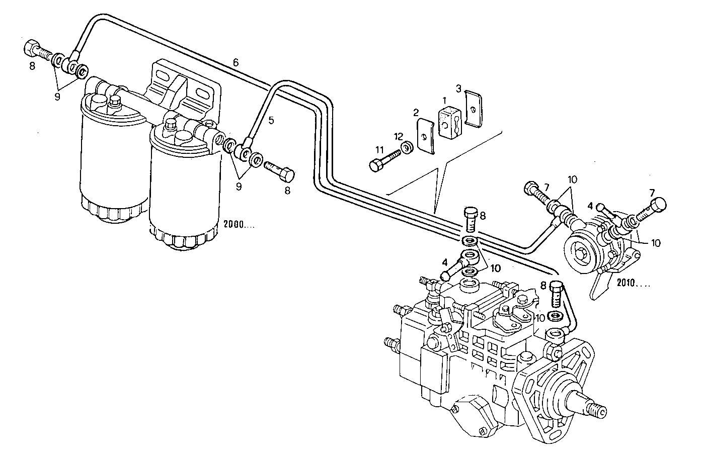FUEL LINES - 8061C05.01 8061C05 parts diagram