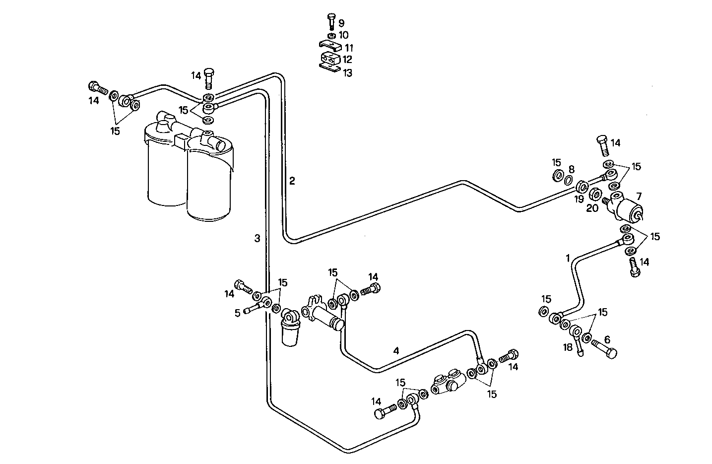 FUEL LINES - 8281SRi16.01 8281SRi16 parts diagram