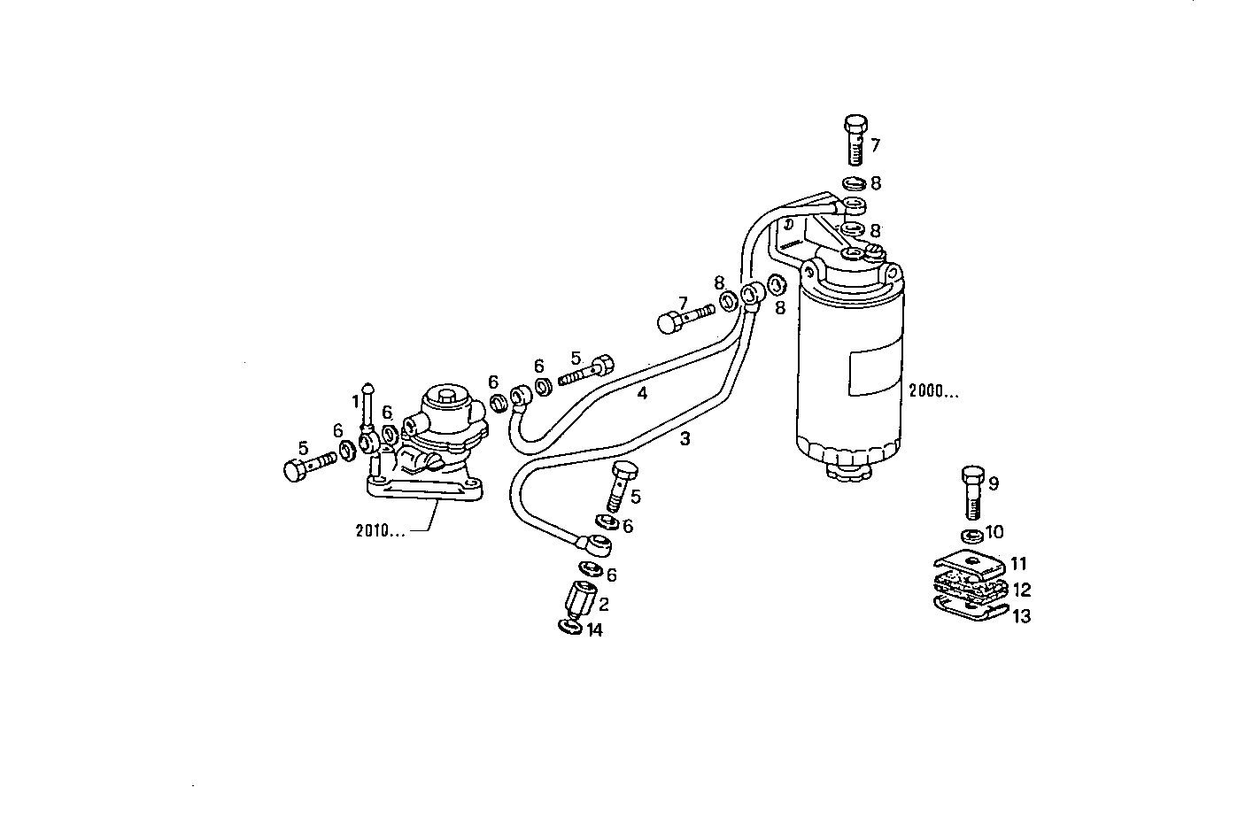 FUEL LINES - 8141i67.01 8141i67 parts diagram