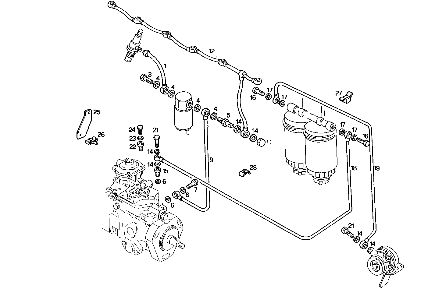 FUEL LINES - 8060SRC20.00 8060SRC20 parts diagram