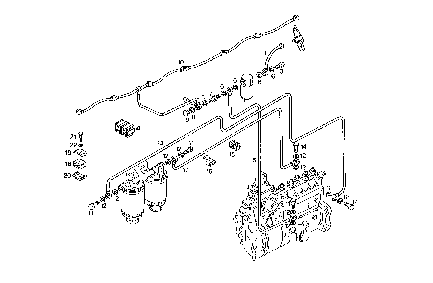 FUEL LINES - 8060SRC23.20 8060SRC23 parts diagram