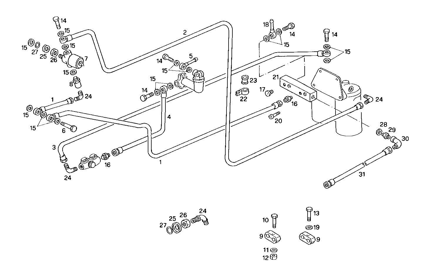 FUEL LINES parts diagram