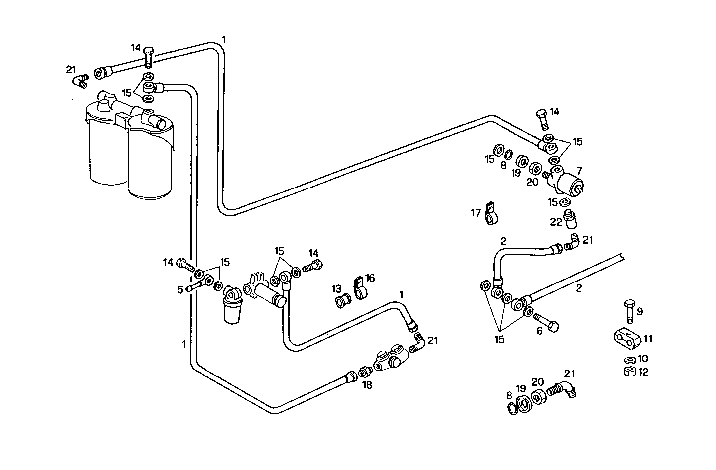 FUEL LINES - 8281SRi16.01 8281SRi16 parts diagram